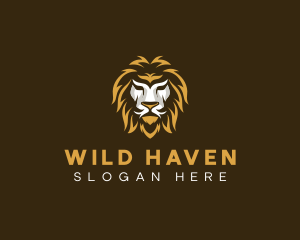 Lion Jungle Zoo logo design