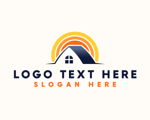 Shelter - House Sun Roof logo design