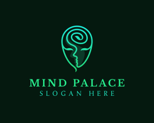 Memory - Mental Brain Wellness logo design