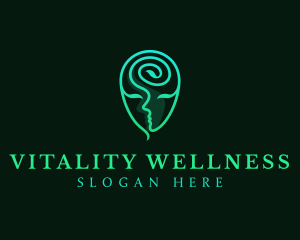 Mental Brain Wellness logo design