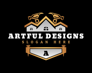 House Construction Renovation logo design