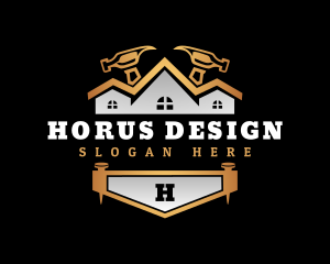 House Construction Renovation logo design