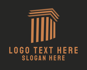 Corporation - Corporate Column Building logo design