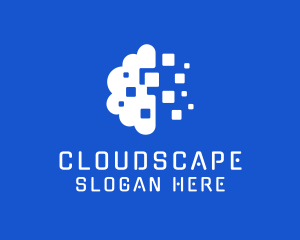 Digital Cloud Database logo design