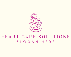 Mother Infant Pediatric logo design