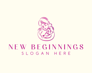 Birth - Mother Infant Pediatric logo design