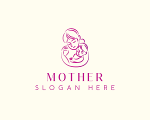 Mother Infant Pediatric logo design