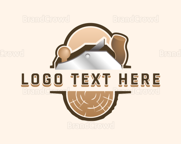 Log Timber Planer Logo