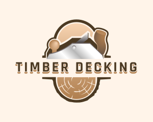 Log Timber Planer logo design