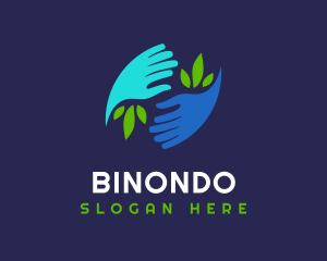 Group - Community Hand Eco logo design