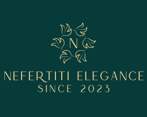 Elegant Leaf Decor logo design