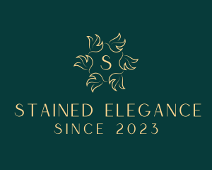 Elegant Leaf Decor logo design