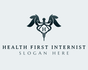 Caduceus Medical Health logo design