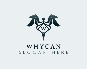 Elegant - Caduceus Medical Health logo design