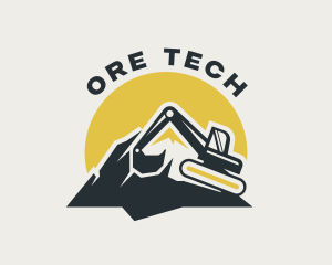 Mining - Excavation Mining Quarry logo design