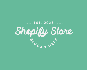 Healthy Drinks Store Wordmark logo design