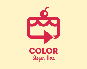 Cherry Cake Delivery Logo