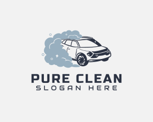 Auto Detailing Cleaning logo design