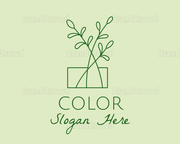 Green Plant Seedlings Logo