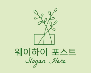 Green Plant Seedlings  logo design