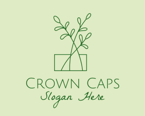 Green Plant Seedlings  logo design