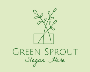 Seedling - Green Plant Seedlings logo design