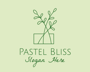 Green Plant Seedlings  logo design