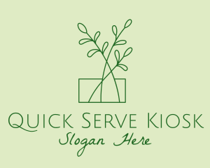 Green Plant Seedlings  logo design