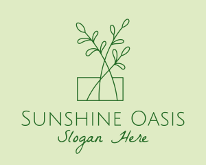 Green Plant Seedlings  logo design