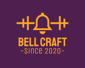 Bell - Gold Notification Bell logo design