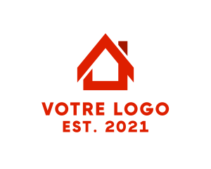 Red - House Realty Property logo design