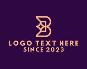 Letter B - Beauty Shop Letter B logo design