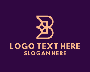 Interior Designer - Beauty Agency Letter B logo design