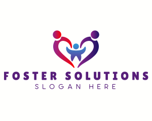 Foster - Family Parenting Support logo design