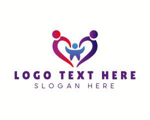 Orphanage - Family Parenting Support logo design