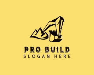 Contractor - Mountain Excavator Contractor logo design