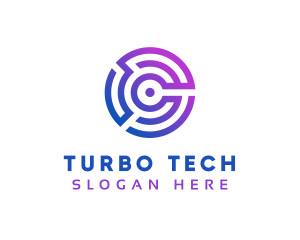 Modern Tech C logo design