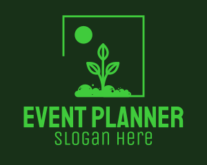 Green Plant Gardening Logo