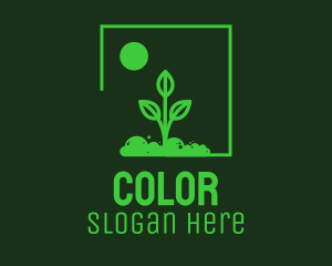 Green Plant Gardening logo design