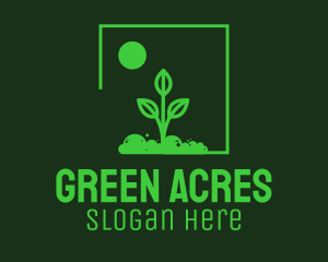 Green Plant Gardening logo design