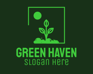 Garden - Green Plant Gardening logo design