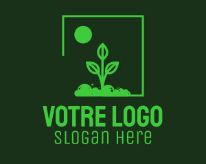 Garden - Green Plant Gardening logo design