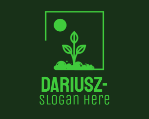 Agriculturist - Green Plant Gardening logo design