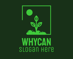 Agriculturist - Green Plant Gardening logo design