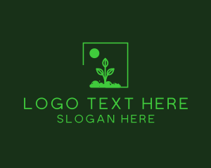 Plant - Green Plant Gardening logo design