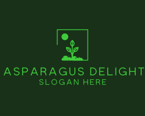 Green Plant Gardening logo design