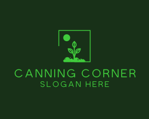 Green Plant Gardening logo design