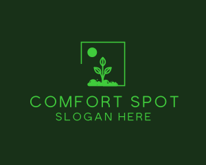 Green Plant Gardening logo design