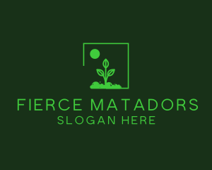 Green Plant Gardening logo design