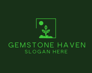 Green Plant Gardening logo design